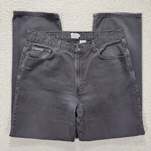 Calvin Klein Easy Fit Jeans Men's 36x30 (Actual 34x30) Gray Streetwear Grunge